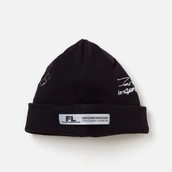 NEIGHBORHOOD x Futura Laboratories HOMESPRAY FL-007 BEANIE CAP