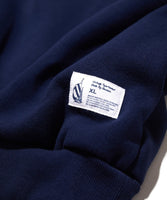 NAUTICA ( JAPAN ) Panel Border Cadet Collar Fleece Sweatshirt