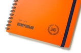 HEAD PORTER x Rollbahn Note with pocket A5 size (Orange)