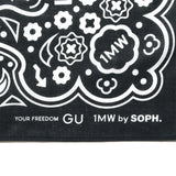 SOPHNET. x GU 1MW "YOUR FREEDOM" BANDANA [ SOPH-212140 ]