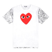 COMME des GARCONS Limited DISNEY FROZEN Red Heart PLAY Tee ( Ladies ) [ AN-T001-051-1 ]