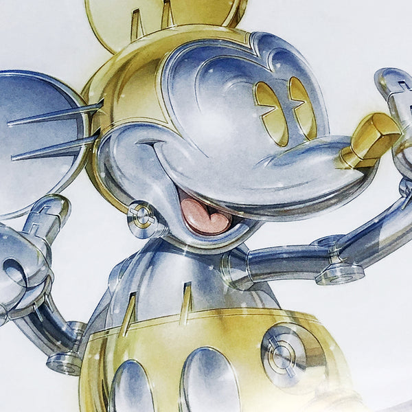 Mickey Mouse Now and Future Hajime Sorayama ( 空山基) L/S Tee 