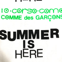 COMME des GARCONS 10 corso como SUMMER IS HERE Tee ( Ladies )