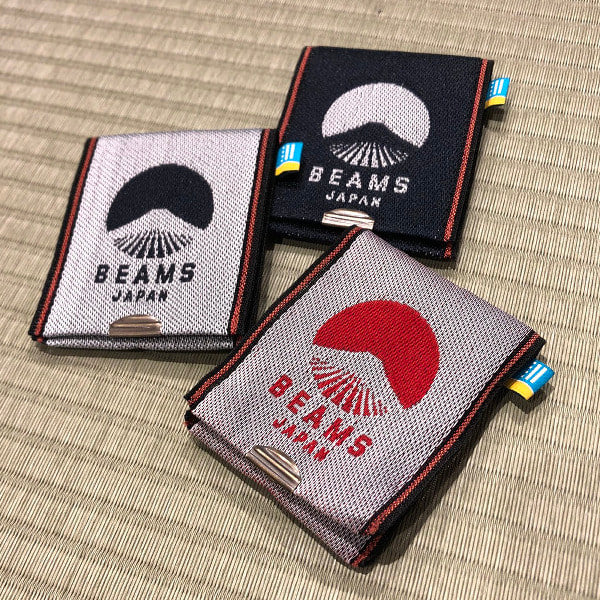 BEAMS JAPAN × Takada Orimono (高田織物) Logo Card & Coin Case