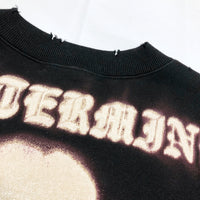 mastermind WORLD 18S/S MISSIONS SCENE.I Damaged Missions Boxy Sweat Shirt [ S size ]