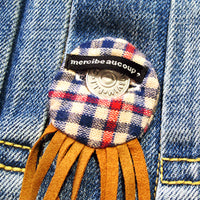 mercibeaucoup Fringe button cover