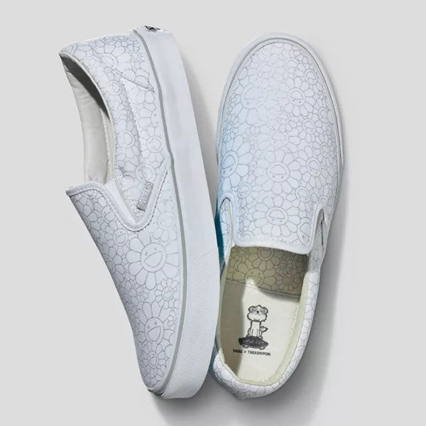 MURAKAMI TAKASHI x Vans CLASSIC SLIP-ON LX [ (Flower) Silver MURAKAMI TAKASHI x Vans CLASSIC SLIP-ON LX [ (Flower) Silver