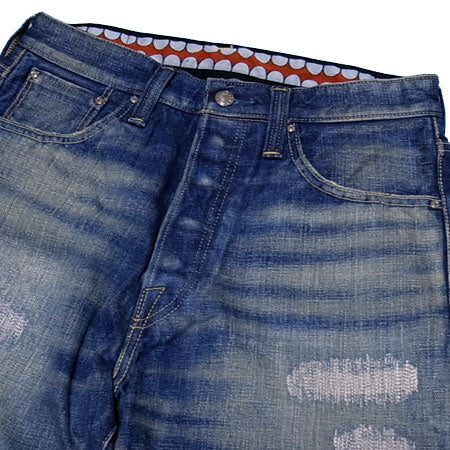 OriginalFake 12A/W DENIM PANTS DAMAGED - STRAIGHT – cotwohk