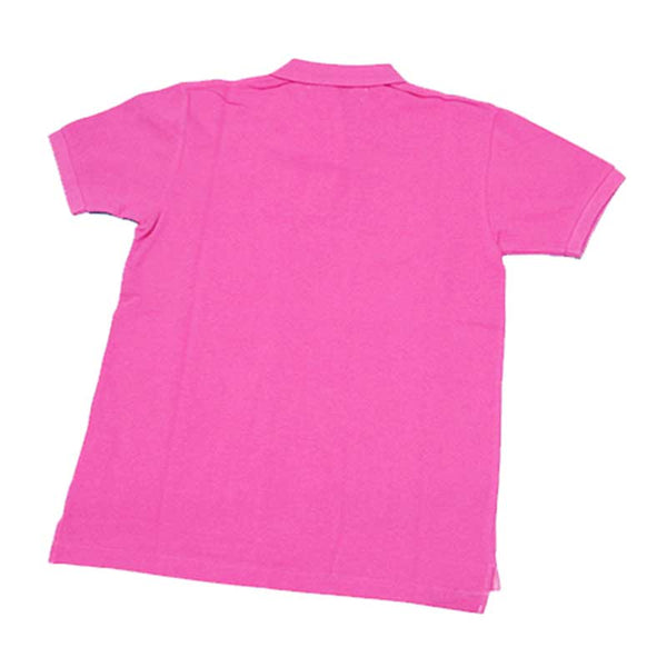 COMME des GARCONS Pink Overdyed Red Heart Polo Shirt ( Ladies ) [ T005 –  cotwohk