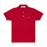 COMME des GARCONS Red Body Red Heart PLAY Polo Shirt ( Ladies ) [ AZ-T005 ]