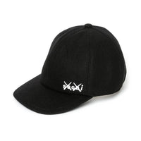 キャップ sacai x KAWS Melton cap Black and White sacai x KAWS Melton Cap – cotwohk