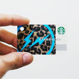 fragment design x STARBUCKS Leopard Pattern Mini Card