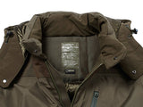 the POOL aoyama x White Mountaineering Gore-Tex WAX COTTON HOODED DOWN JACKET
