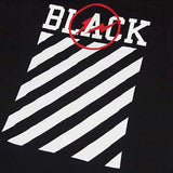 the POOL x fragment design x OFF-WHITE OFF-BLACK C/O VIRGIL ABLOH BLACK TEE