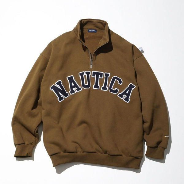 Nautica half 2024 zip sweatshirt