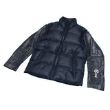 UNDERCOVER 25th Anniversary Limited MAD ARCHIVES LEATHER SLEEVE DOWN JACKET