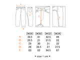 VANQUISH x fragment design Hard Wide Straight Denim Pants [ VFP1001 ]
